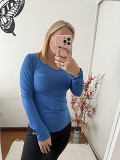 Remera Térmica, Azul Francia - comprar online
