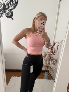 Crop Top Circ, Salmón