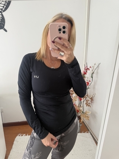 Remera Térmica, Negra.