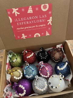 Esferas de glitter