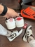 Nike Jordan Travis Scott Branco com marrom e bege na internet
