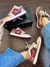 NIKE JORDAN LOW ANIMAL PRINT ROSA E DOURADO - loja online