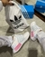 Adidas nmd branco e rosa na internet