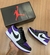 JORDAN DUNK LOW BRANCA COM PRETO E ROXO - comprar online