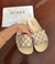 Chinelo Slide Gucci - Bege