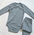 Conjunto Suedine Listrado Azul - comprar online