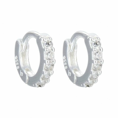 Argollas Khyle plateadas (UNIDAD)