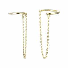 Earcuff Chain dorado (UNIDAD)
