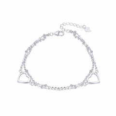 Pulsera doble Corazon