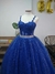 Bustier bordado y Falda de brillo - comprar online
