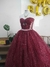 Bustier bordado y Falda de brillo - Cherry Blossom