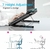 Base para laptop, enfriamiento para laptop con 6 ventiladores silenciosos - comprar online