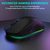 Imagen de Mouse gamer RGB inalámbrico recargable por cable 10 000dpi