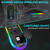 Mouse gamer RGB inalámbrico recargable por cable 10 000dpi - JEYSTORE