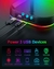 Soporte de auriculares RGB con 3 puertos USB 2.0 y puerto AUX integrado de 0.138 - comprar online