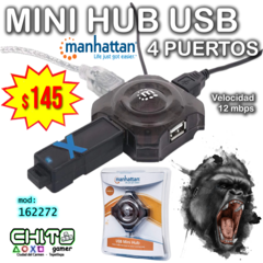 MINI HUB 4 PUERTOS MANHATTAN 162272