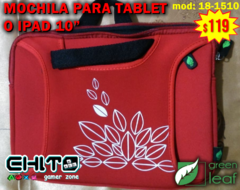 MOCHILA PARA TABLET O IPAD GREEN LEAF 18-1510