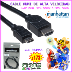 CABLE DE MINI HDMI MACHO A HDMI MACHO MANHATTAN 304955