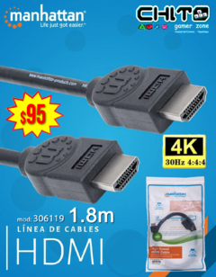 CABLE HDMI VS HDMI 1.8M 4K MANHATTAN @30HZ 306119