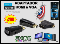 ADAPTADOR HDMI A VGA VORAGO ADP-208