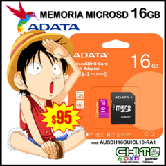 MICROSD 16GB ADATA AUSDH16GUICL10-RA1 - comprar en línea