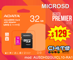 MEMORIA MICROSD 32gb ADATA AUSDH32GUICL10-RA1