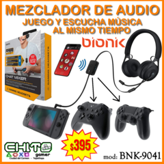 ADAPTADOR DE AUDIO MEZCLA BT Y JACK 3.5mm BIONIK BNK-9041