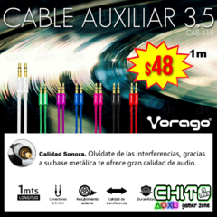 CABLE AUXILIAR 3.5 MM VORAGO CAB-115