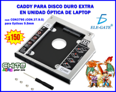 CONVERTIDOR DE UNIDAD ÓPTICA Dvd A DISCO 2.5" ELE-GATE CON3795 (CON.37.9.5)