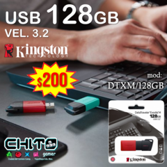 MEMORIA USB 128GB VEL. 3.2 KINGSTON DTXM/128GB