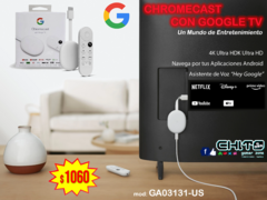 CHROMECAST CON GOOGLE. GA03131-US