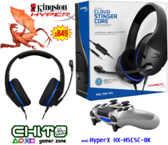DIADEMA GAMER KINGSTON HyperX HX-HSCSC-BK