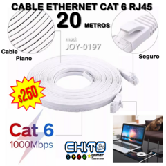 CABLE DE RED ETHERNET Cat 6 RJ45 JOY-0197 - comprar en línea