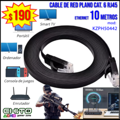 CABLE DE RED 10 METROS Cat. 6 BESTSTAR KZPH50442 - comprar en línea