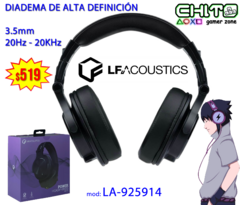 DIADEMA DE ALTA FIDELIDAD LA-925914