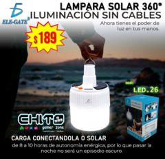 LAMPARA 360° PORTÁTIL ELE-GATE LED.26