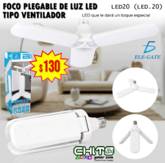 FOCO LED TIPO VENTILADOR. LED20 (LED.20)