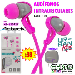 AUDÍFONOS 3.5MM ACTECK MOBIFREE MB-916417