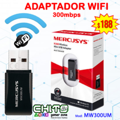 ADAPTADOR WIFI MERCUSYS MW300UM