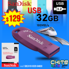 USB 32GB vel. 3.2 SANDISK ULTRA SHIFT SDCZ410-032G-G46CO