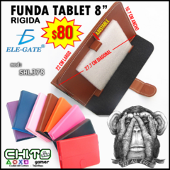 FUNDA PARA TABLET 8" Ajustable ELE-GATE SHL378