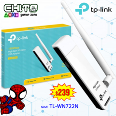 ADAPTADOR WIFI 150Mbps. TP-LINK TL-WN722N