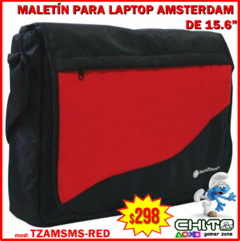 MALETÍN PARA LAPTOP 15.6" TECHZONE TZAMSMS-RED