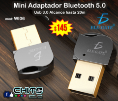 ADAPTADOR BLUETOOTH 5.0 ELE-GATE WI06