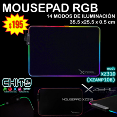 MOUSE PAD RGB 14 Modos XZEAL XZ310 (XZAMP10B)