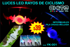 LUCES LED RAYOS DE CICLISMO YK-001