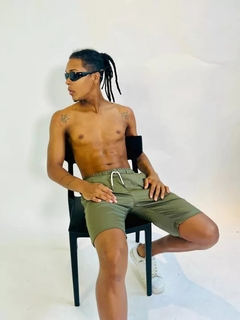 BERMUDA JOGGER GABARDINA