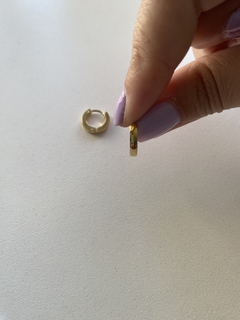 ARGOLLAS DE ACERO DORADO