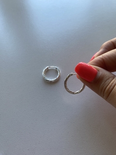 ARGOLLAS ACERO BLANCO