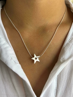 COLLAR ACERO BLANCO